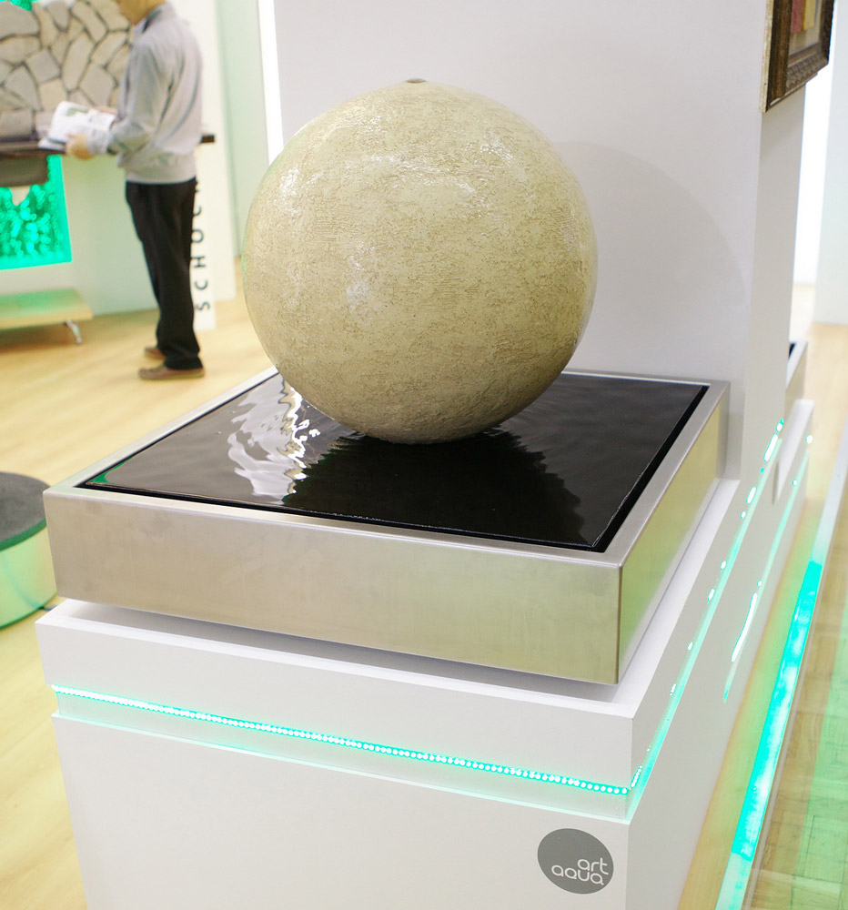 Art Aqua Водная скульптура, открытая чаша SPHERE FLAT 50 песок (A01823 ...